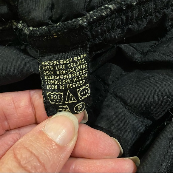 Eddie Bauer Shacket Women’s Large Black Tan Zip Up Nisqually Patchwork Plaid - Picture 5 of 7